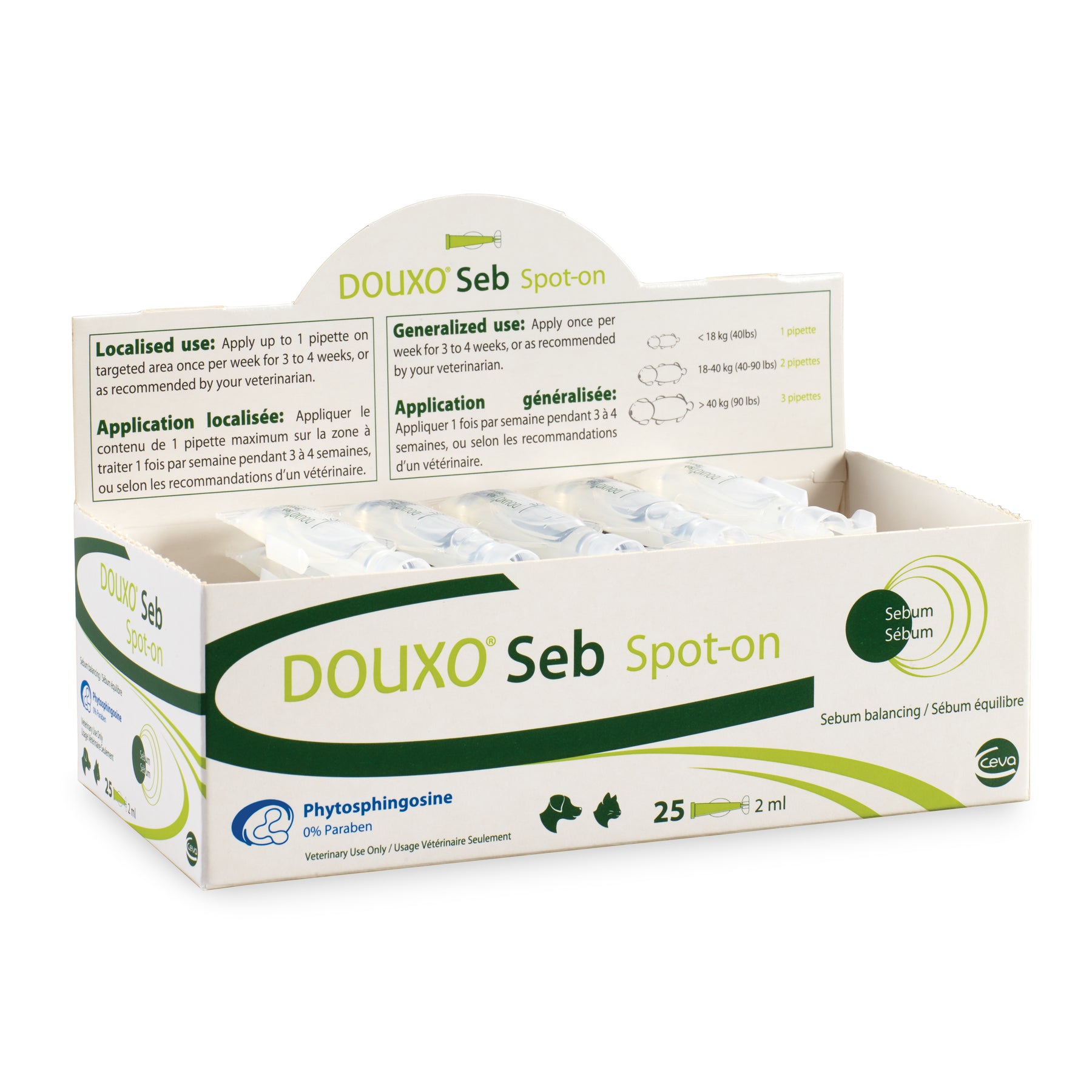 DOUXO Seb Spot-On 25 x 2 ml N/ A