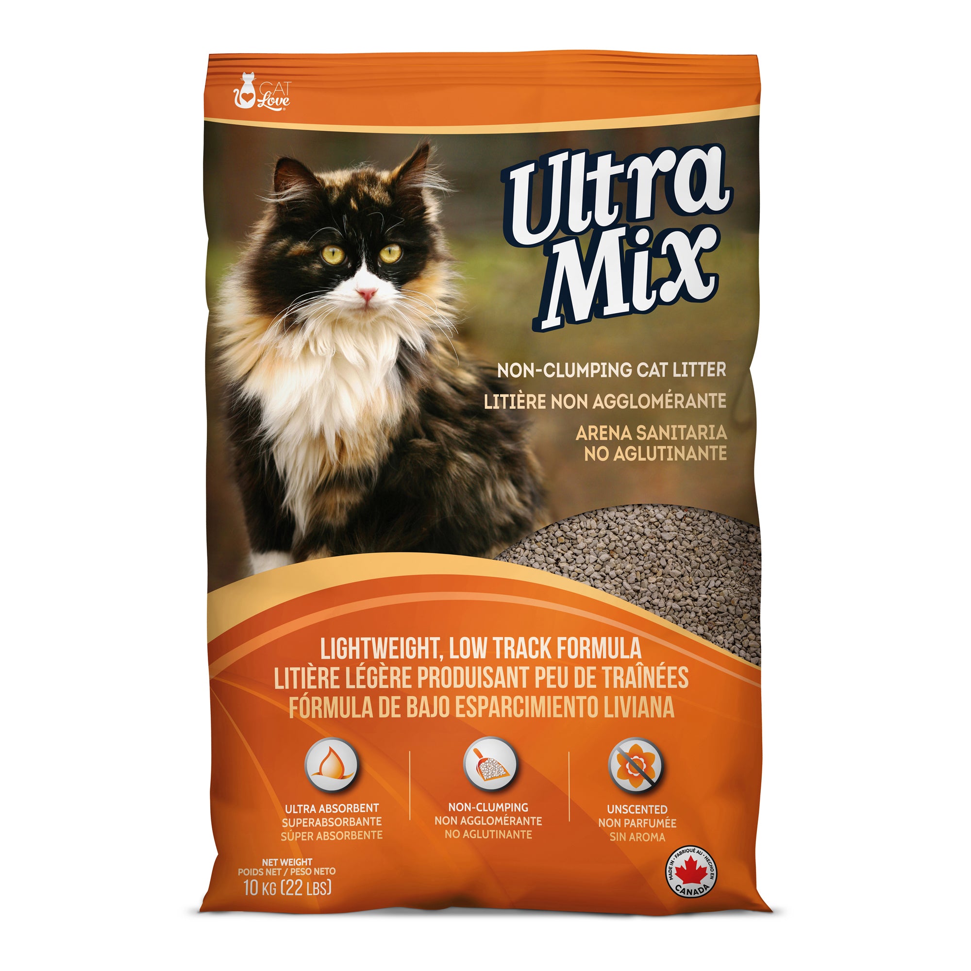 Ultra Mix non clumping litter