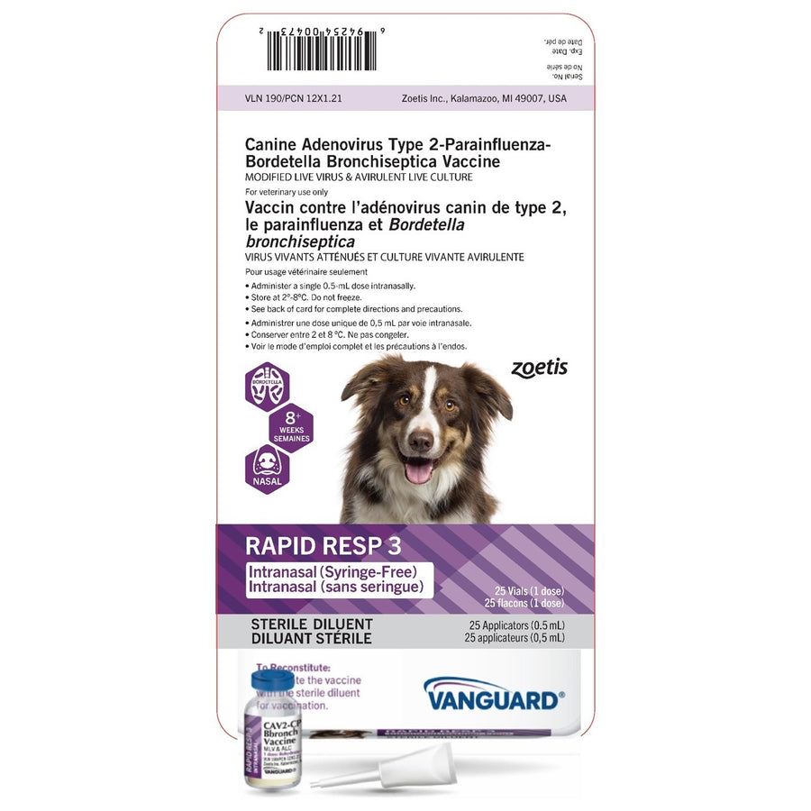 Vanguard Intranasal Rapid RESP 3 SF 0.5 ml/Dose 25 x 0.5 ml