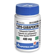 Apo-Gabapentin capsule 400 mg 100 Cap