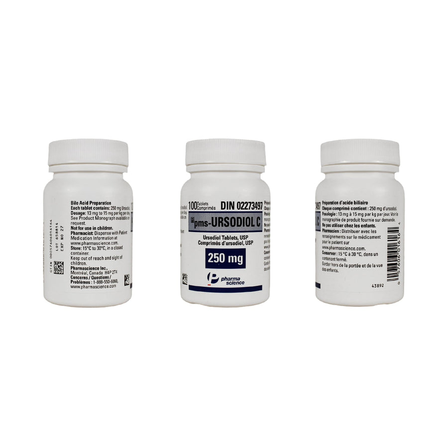 pms-Ursodiol C 250 mg 100 Tab