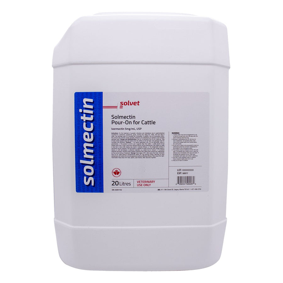 Solmectin pour-on 5 mg/ml 20 L