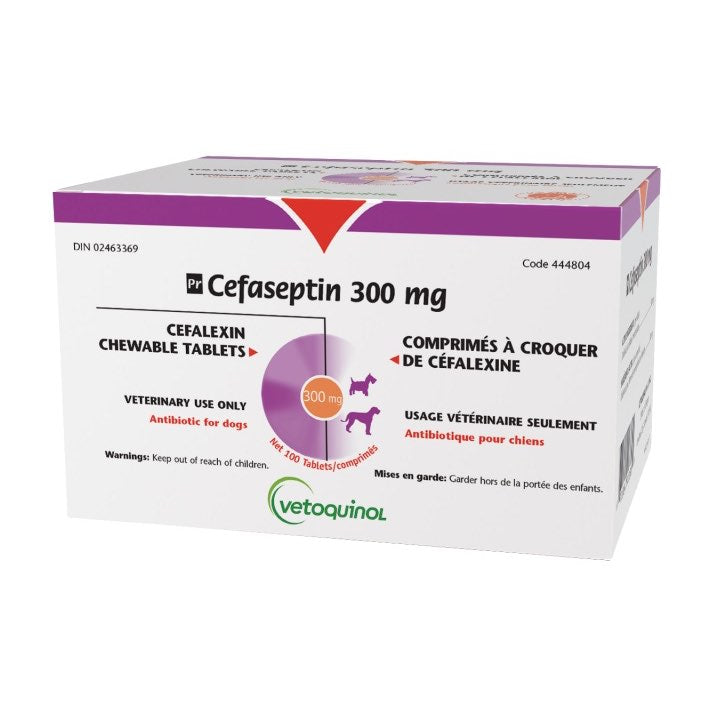 Cefaseptin 300 mg 100 Chewable Tablets