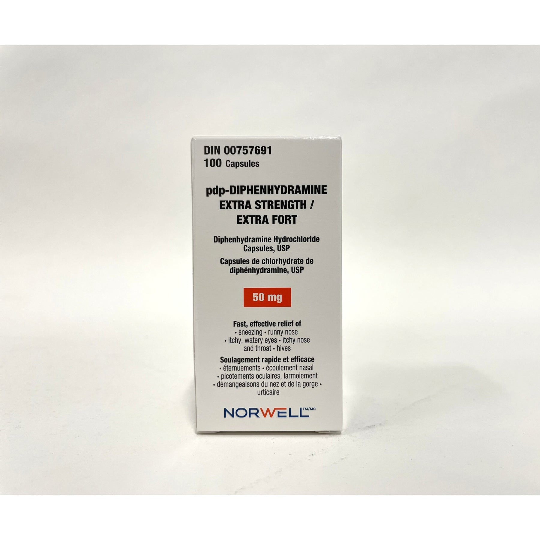 pdp-Diphenhydramine 50 mg 100 Cap