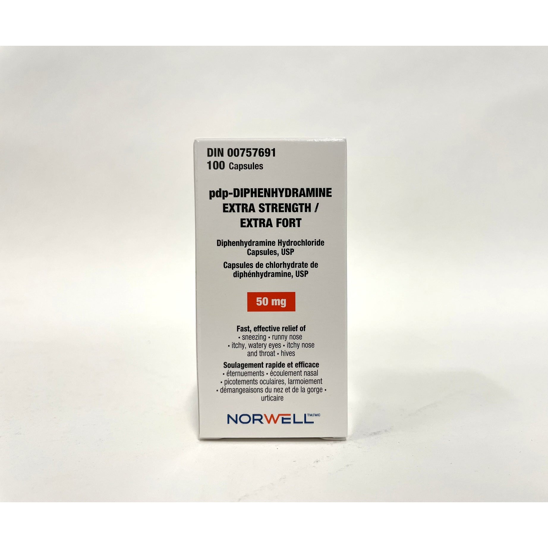 pdp-Diphenhydramine 50 mg 100 Cap