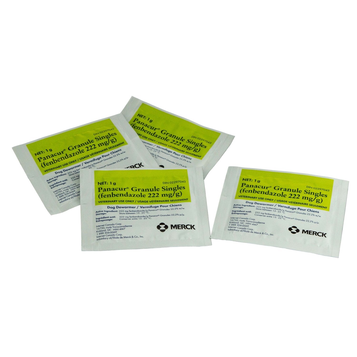 Panacur Granule Singles 1 g 222 mg/g