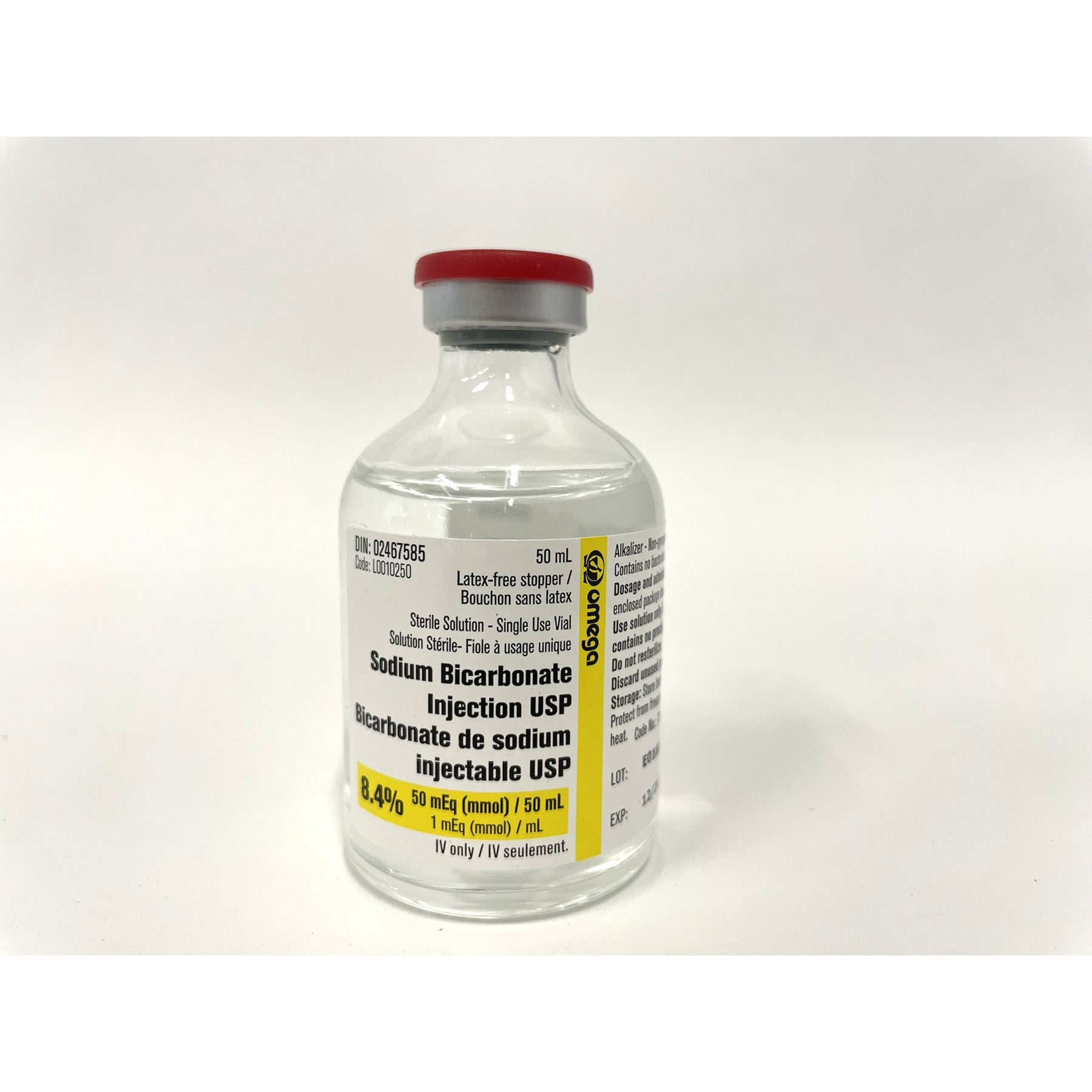 Sodium bicarbonate injection USP 84 mg/ml 50 ml