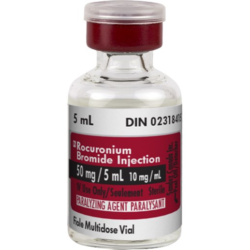 Rocuronium bromide injection 10 mg/ml 10 x 5 ml