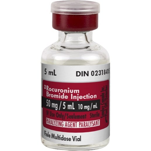Rocuronium bromide injection 10 mg/ml 10 x 5 ml