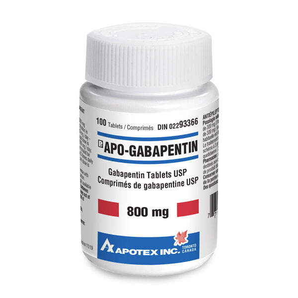Apo-Gabapentin tablets 800 mg 100 Tab