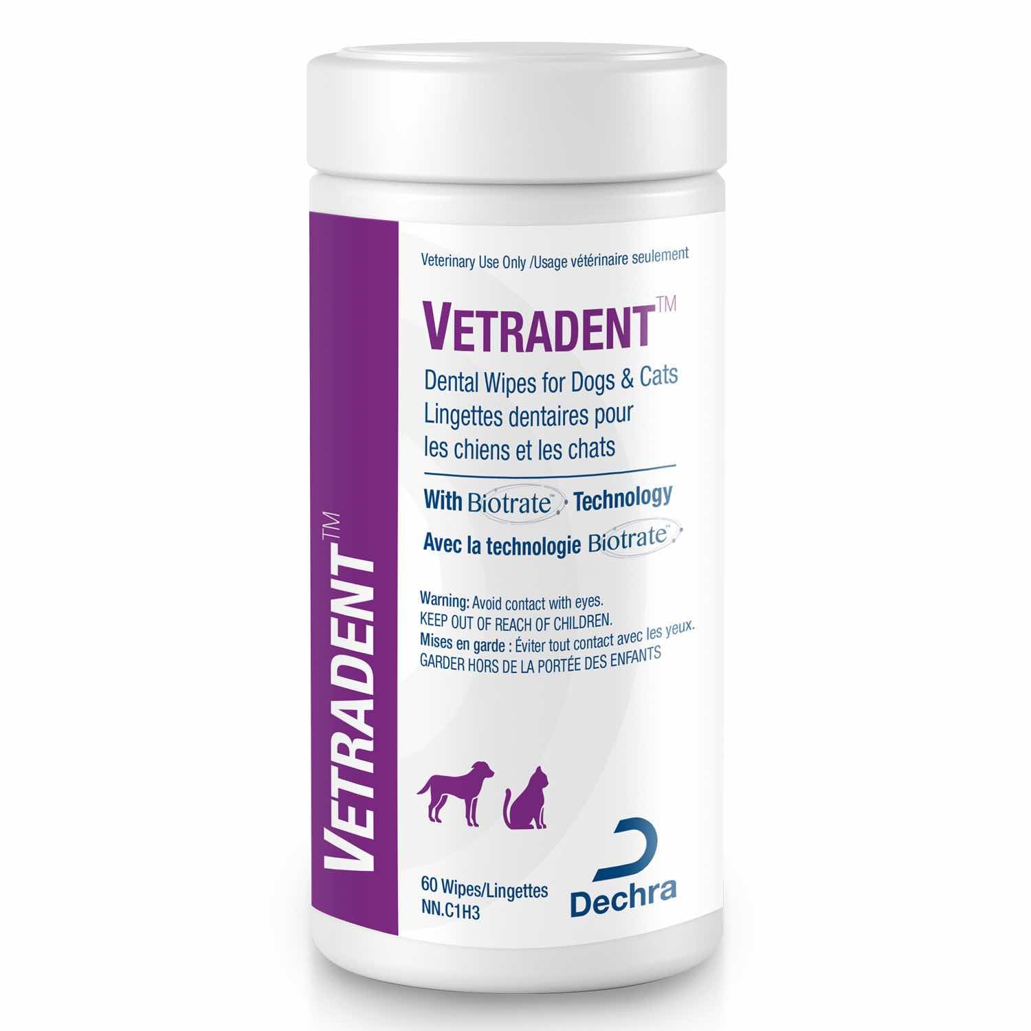 Vetradent dental wipes 60 /Pack N/ A