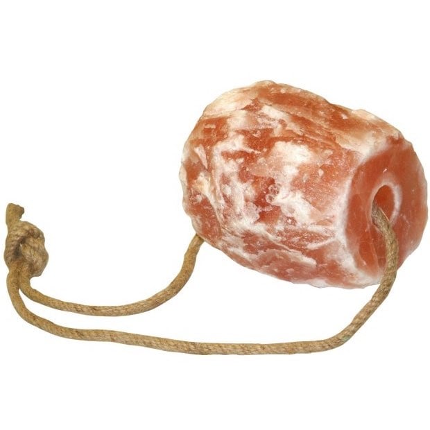 Delizia lick stone made from rock crystal salt Natural 1.75 kg