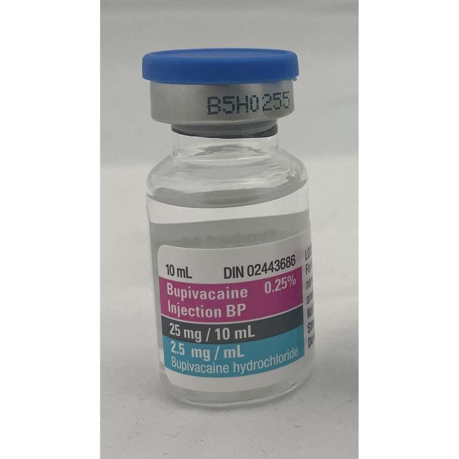 Bupivacaine injection 2.5 mg/ml 10 ml