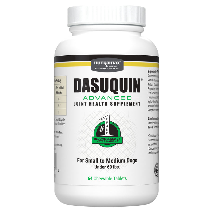 Dasuquin Advanced chewable for small to medium dogs Original 64 Chewable Tablets