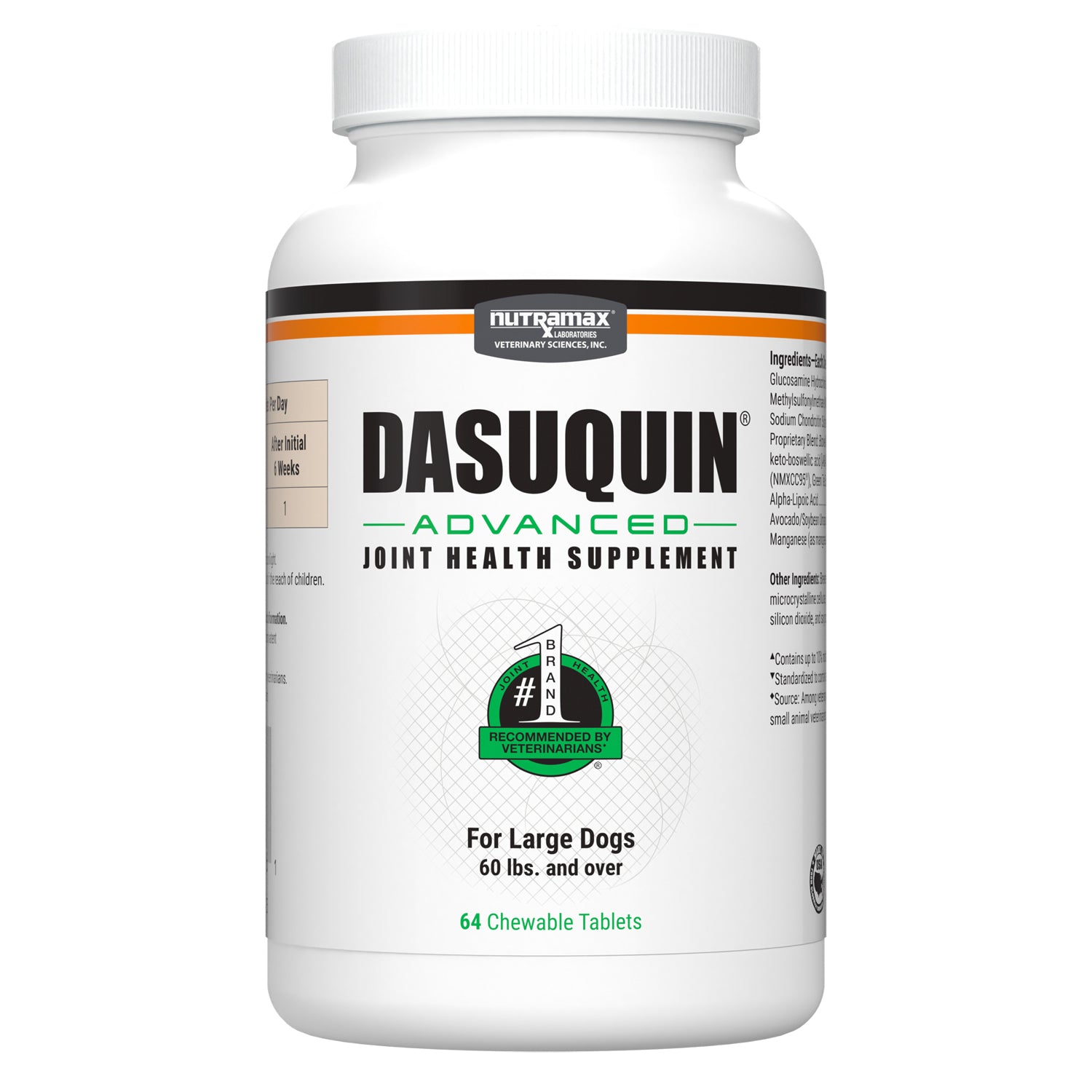 Dasuquin Advanced chewable for large dogs Original 64 Chewable Tablets