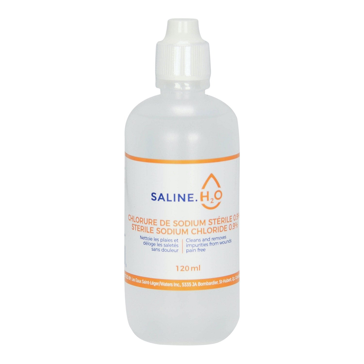 Saline.H2O sodium chloride 0.9% 120 ml 0.9 %
