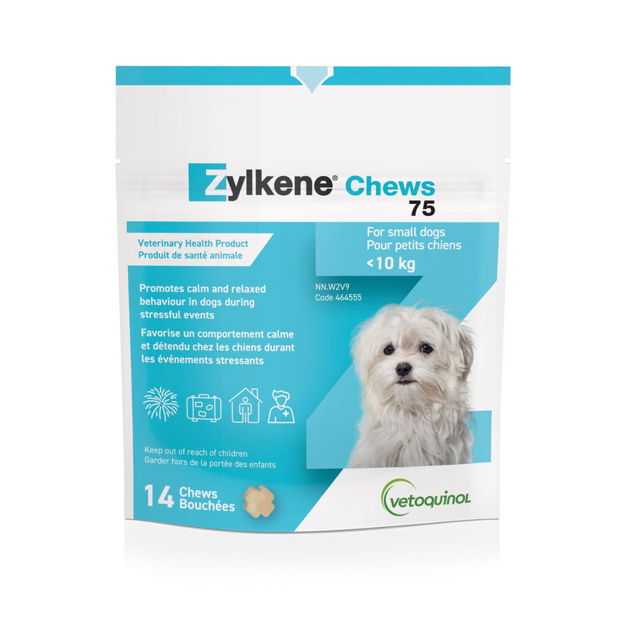Zylkene chews for dogs 14 Chews 75 mg