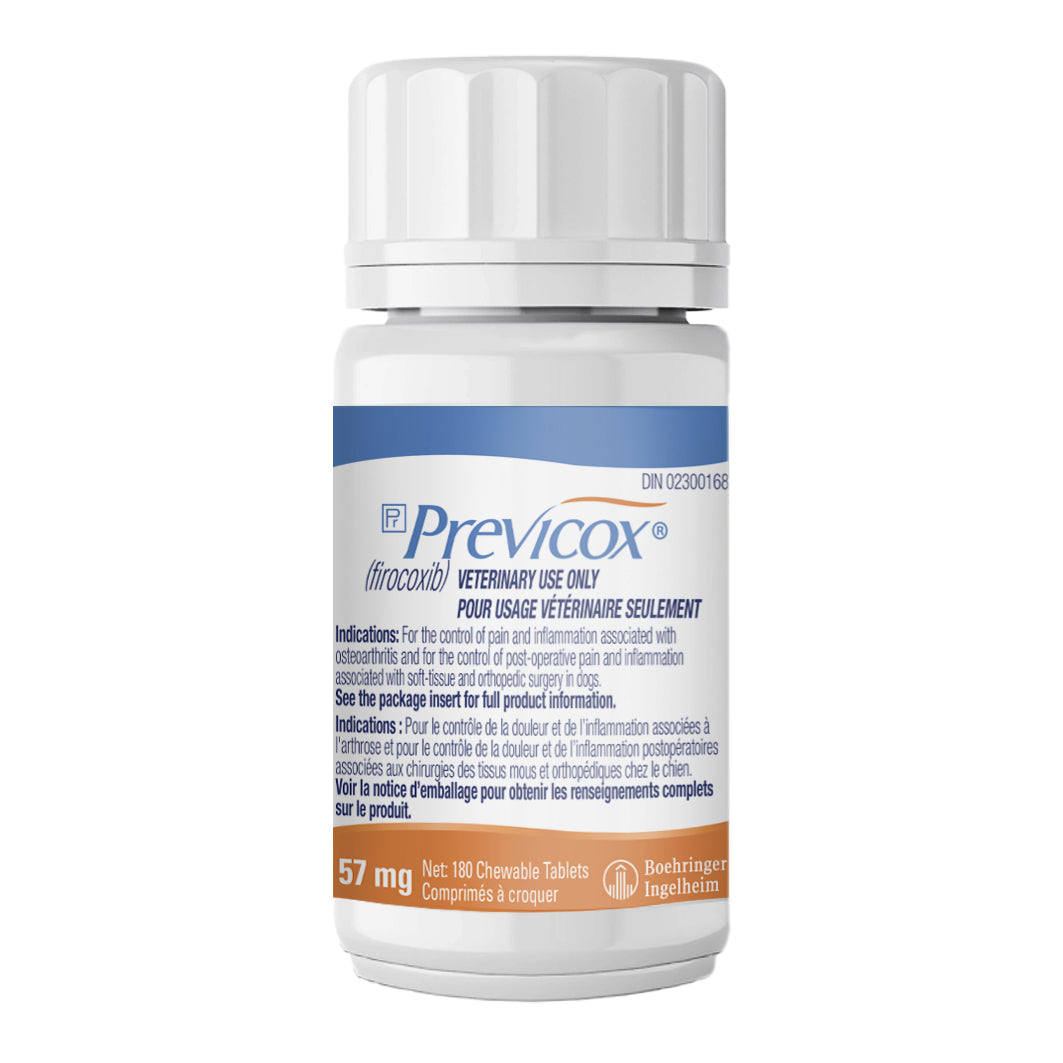 Previcox 57 mg 180 Chewable Tablets