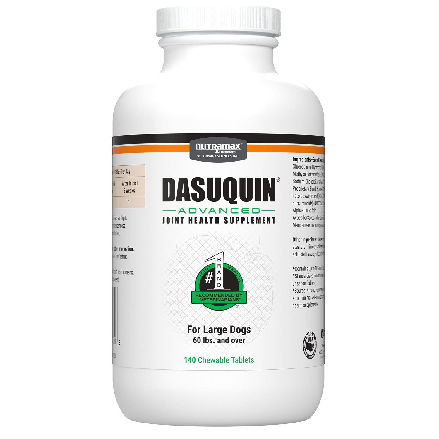 Dasuquin Advanced chewable for large dogs Original 140 Chewable Tablets