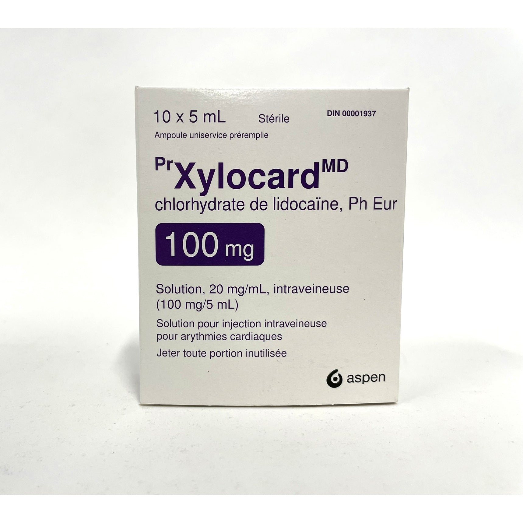 Xylocard 20 mg/ml 10 x 5 ml