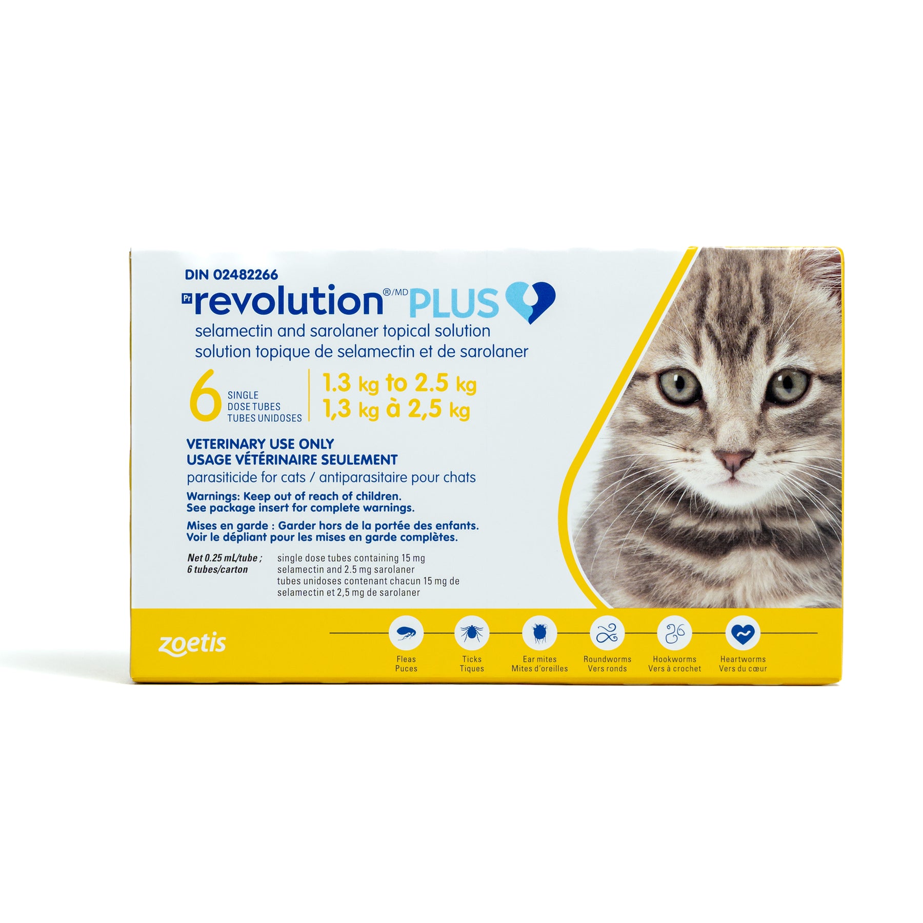 Revolution PLUS Gold/Doré 1.3 - 2.5 kg 6 Tubes