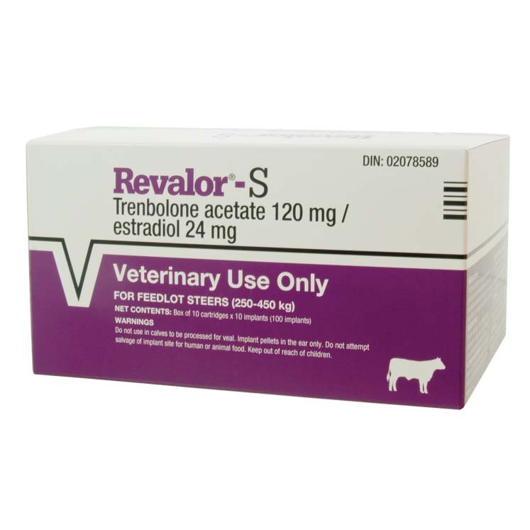 Revalor-S 10 x 10 Implants 120/24 mg
