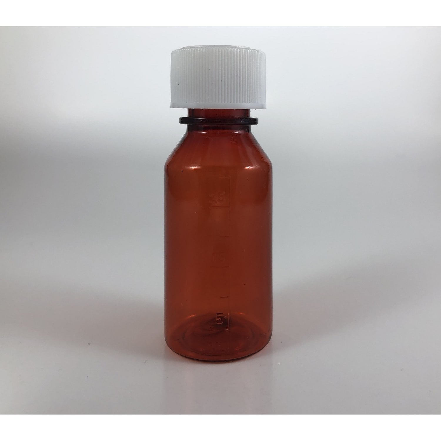 Amber plastic prescription bottles 200 x 30 ml