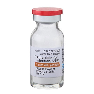 Ampicillin for injection 1 g 10 ml