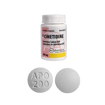 Cimetidine 200 mg 100 Tab