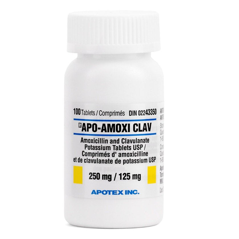 Apo-Amoxi Clav 250/125 mg 100 Tab