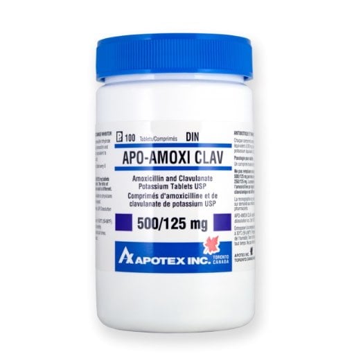 Apo-Amoxi Clav 500/125 mg 100 Tab