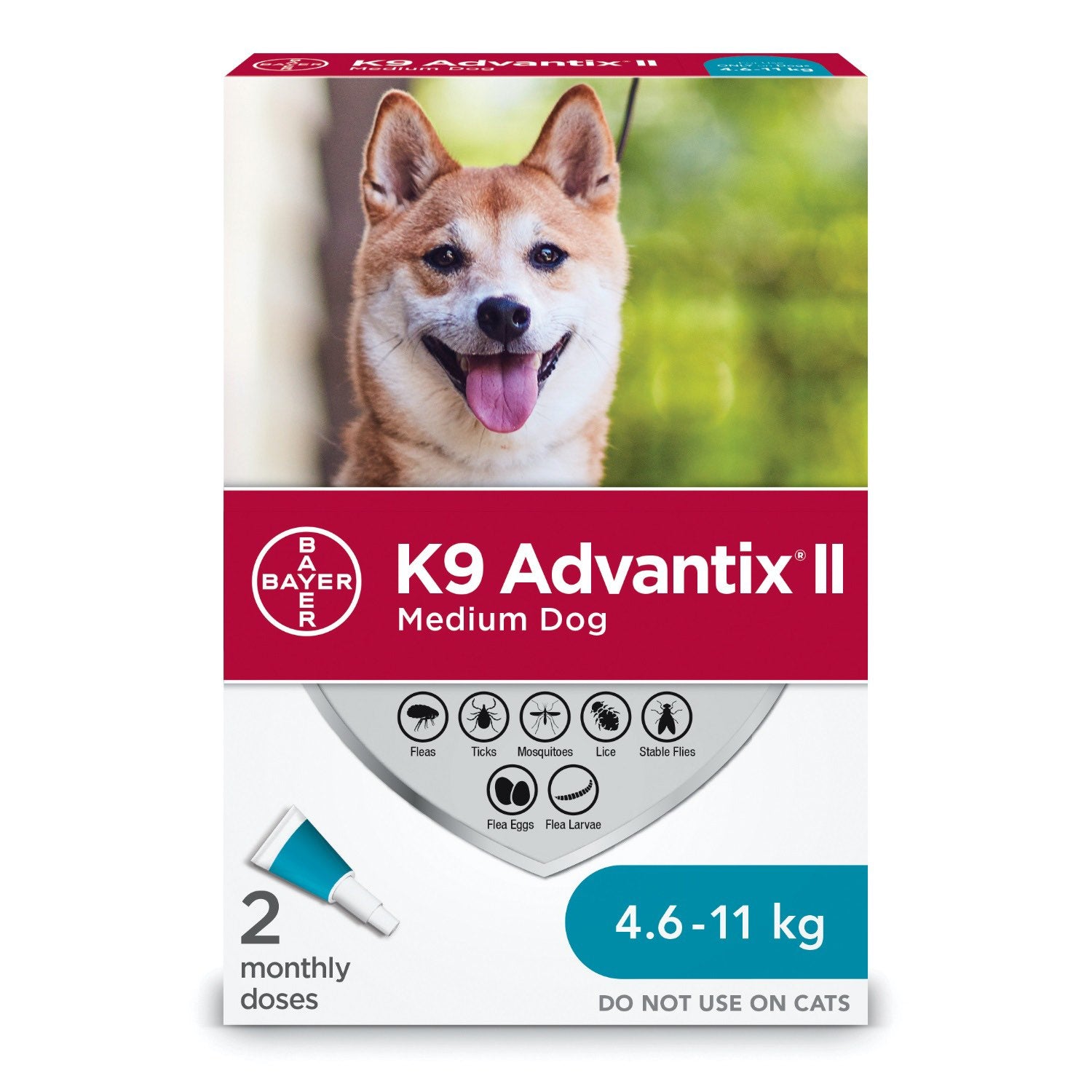 K9 Advantix II for dogs Aqua 4.6 - 11 kg 2 x 1 ml