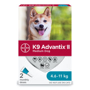 K9 Advantix II for dogs Aqua 4.6 - 11 kg 2 x 1 ml