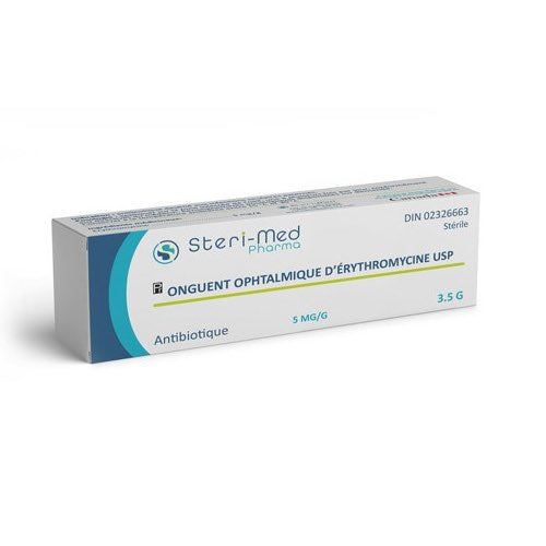 Erythromycin ophthalmic ointment 5 mg/g 3.5 g