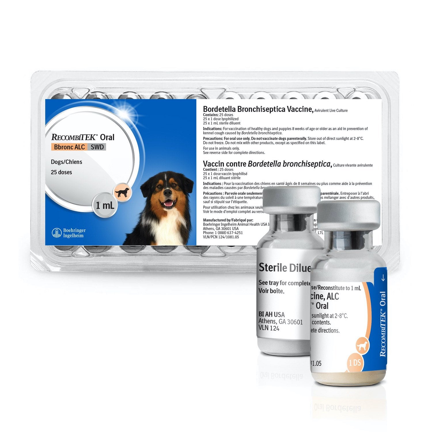 Recombitek BB oral (to reconstitute) 1 ml/Dose 25 x 1 ml