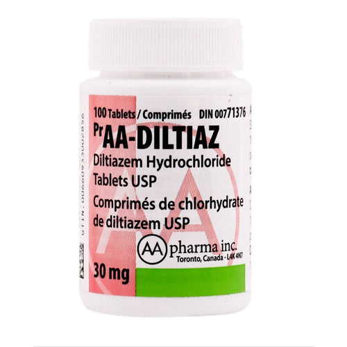 AA-Diltiaz 30 mg 100 Tab