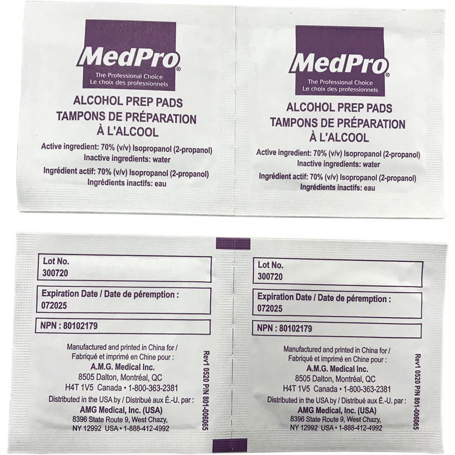 Alcohol prep pads 200 Units