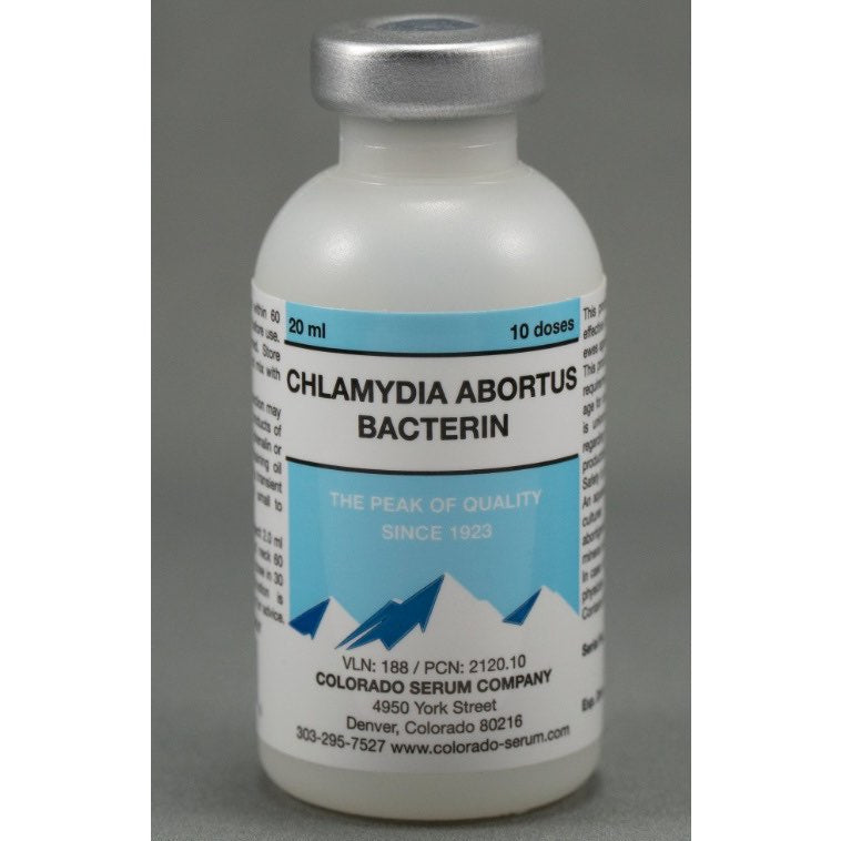 Chlamydia abortus bacterin 2 ml/Dose 20 ml