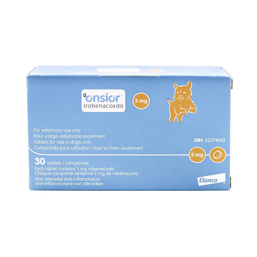 Onsior Tablets for Dog 5 mg 30 Chewable Tablets