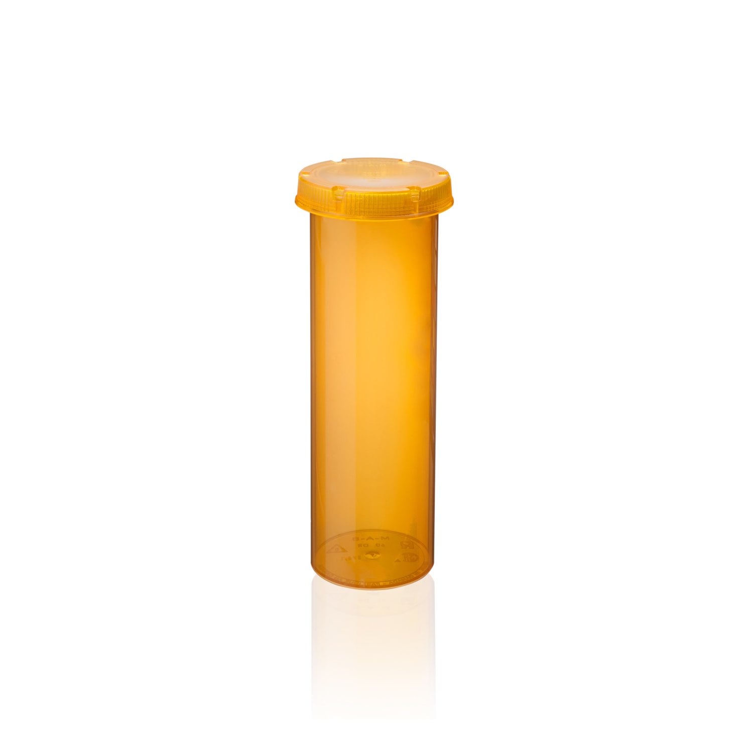 Vial for pharmaceuticals with push and turn cap Med-a-safe Amber 215 x 16 Drams