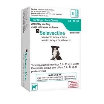 Selavectine for dogs Aqua 5.1 - 10 kg 6 Tubes