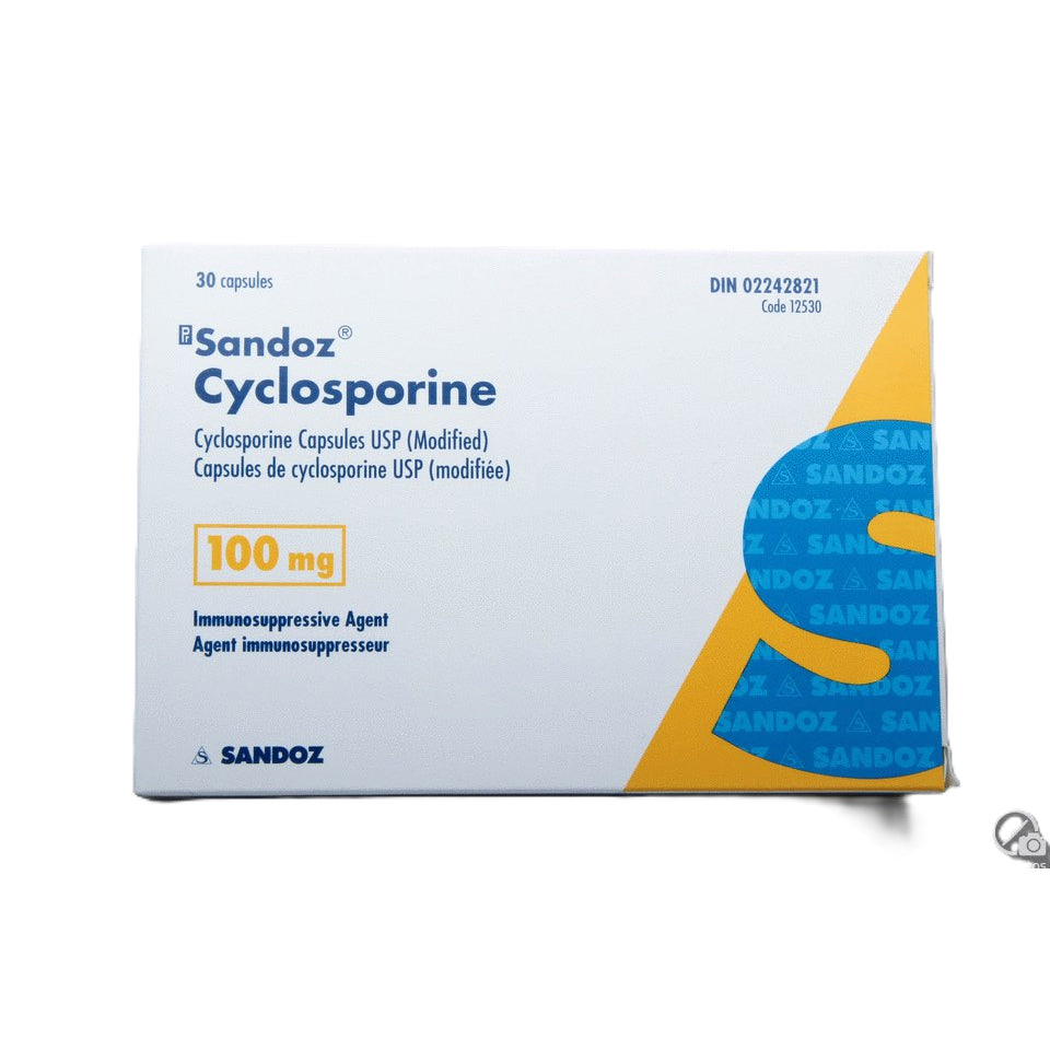 Cyclosporine 100 mg 30 Cap
