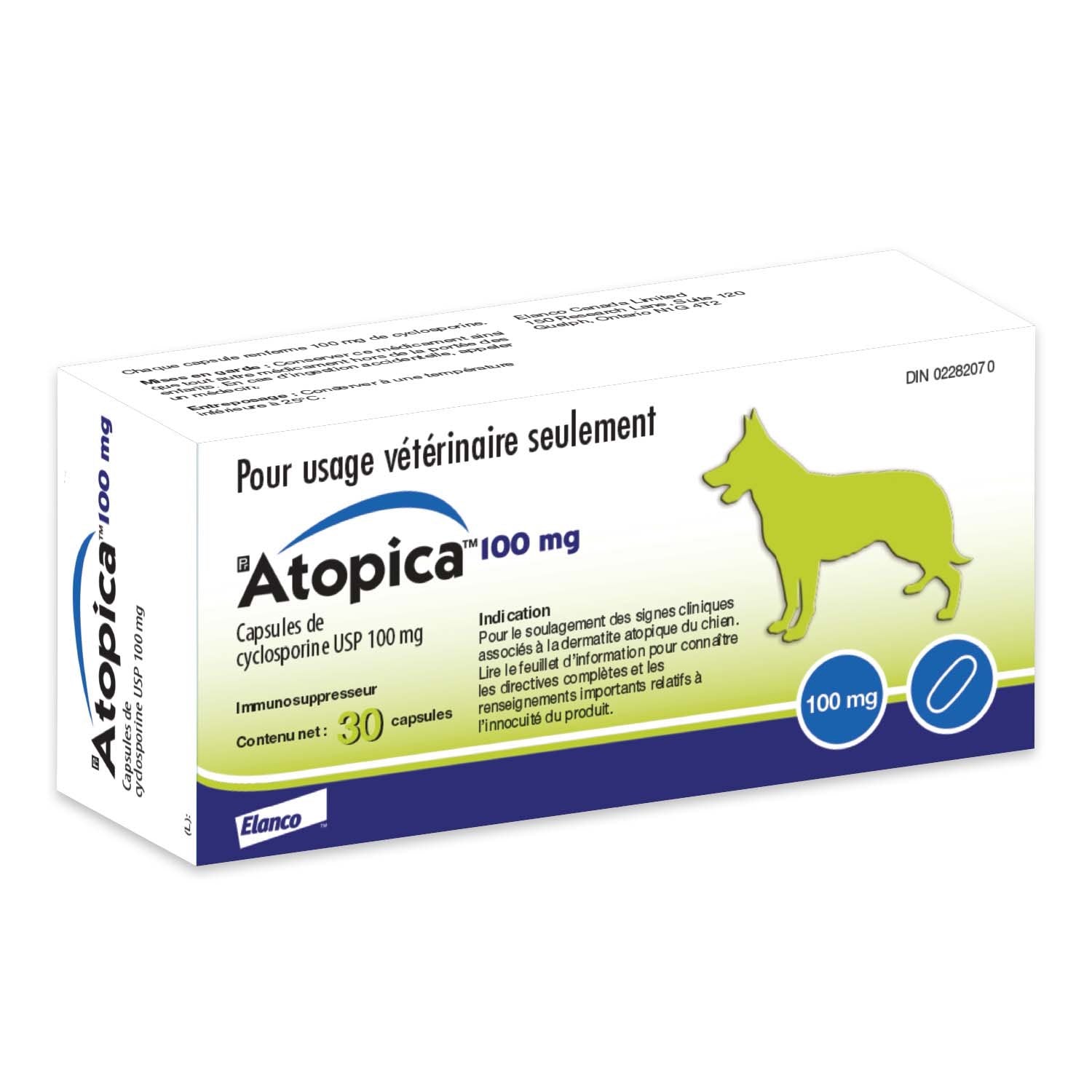 Atopica for Dogs 100 mg 30 Cap