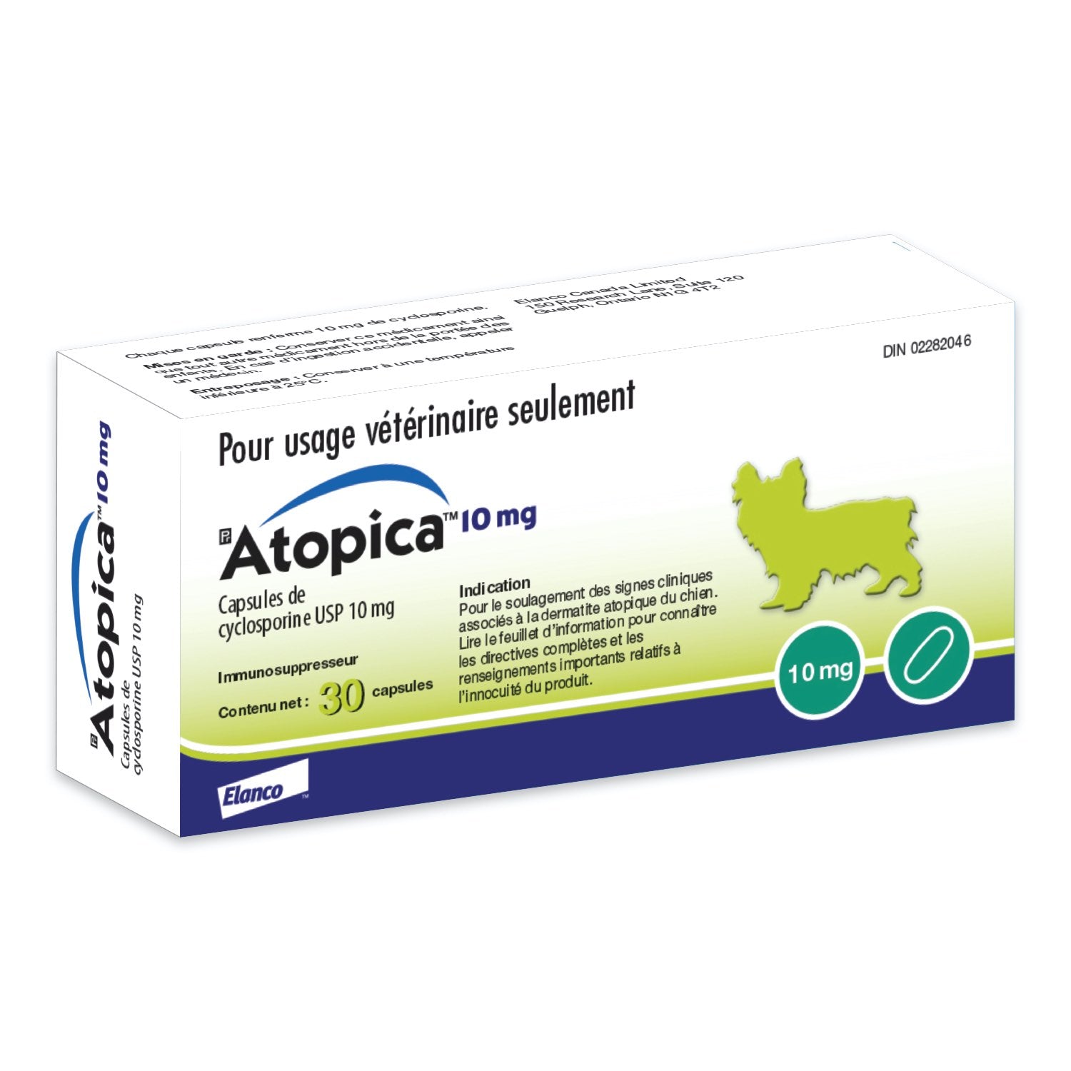 Atopica for Dogs 10 mg 30 Cap