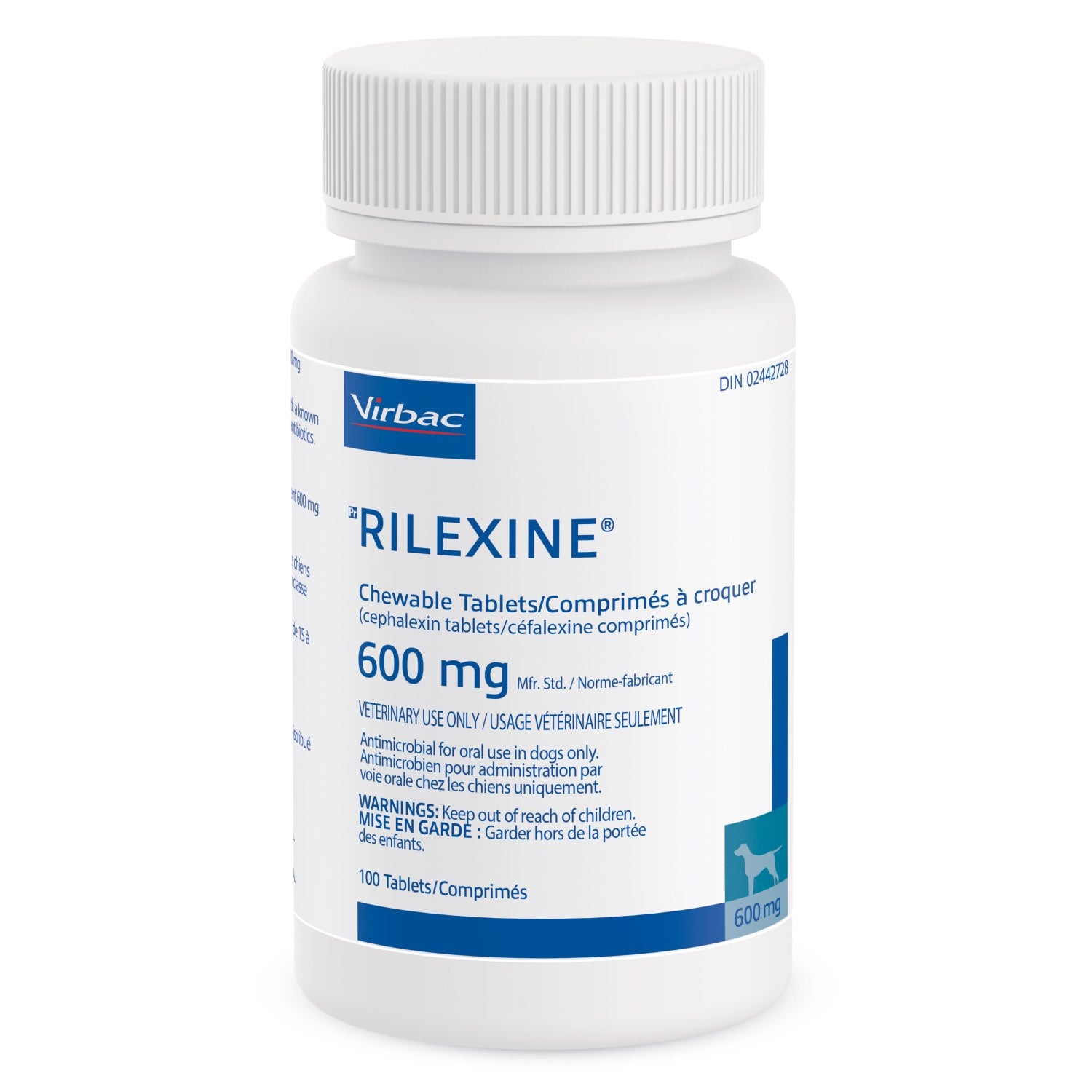 Rilexine 600 mg 100 Chewable Tablets