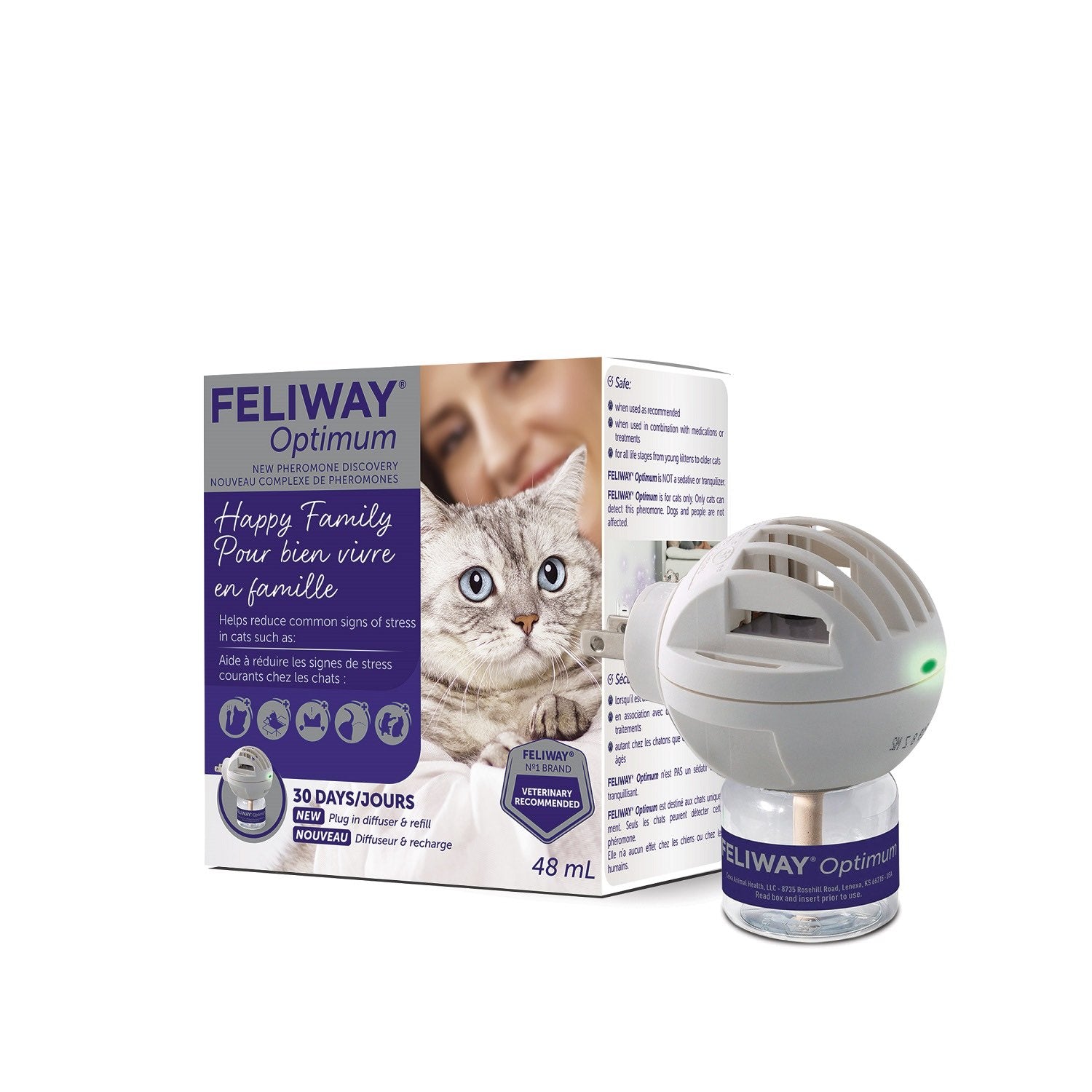 Feliway Optimum starter kit (diffuser & refill) 1 kit N/ A