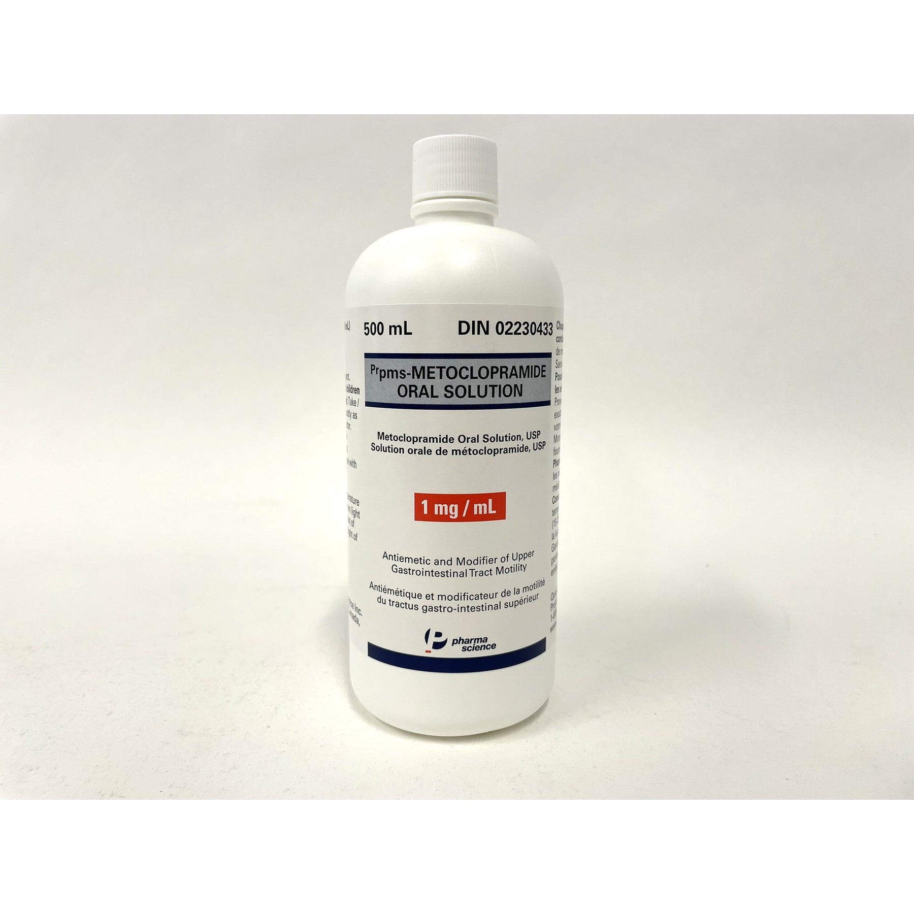 pms-Metoclopramide oral solution 1 mg/ml 500 ml