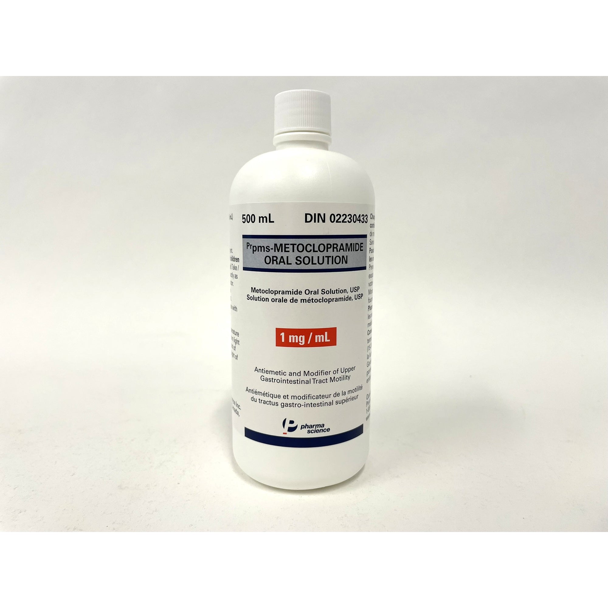 pms-Metoclopramide oral solution 1 mg/ml 500 ml