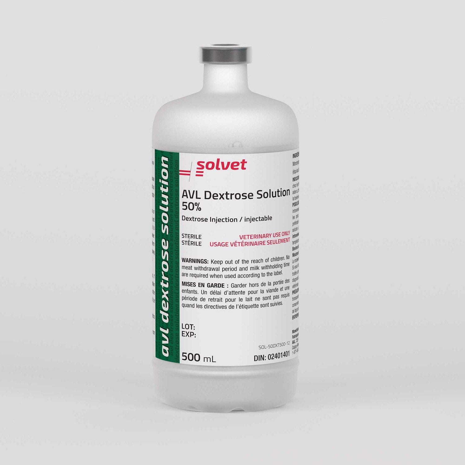 AVL dextrose solution 500 ml 50 %