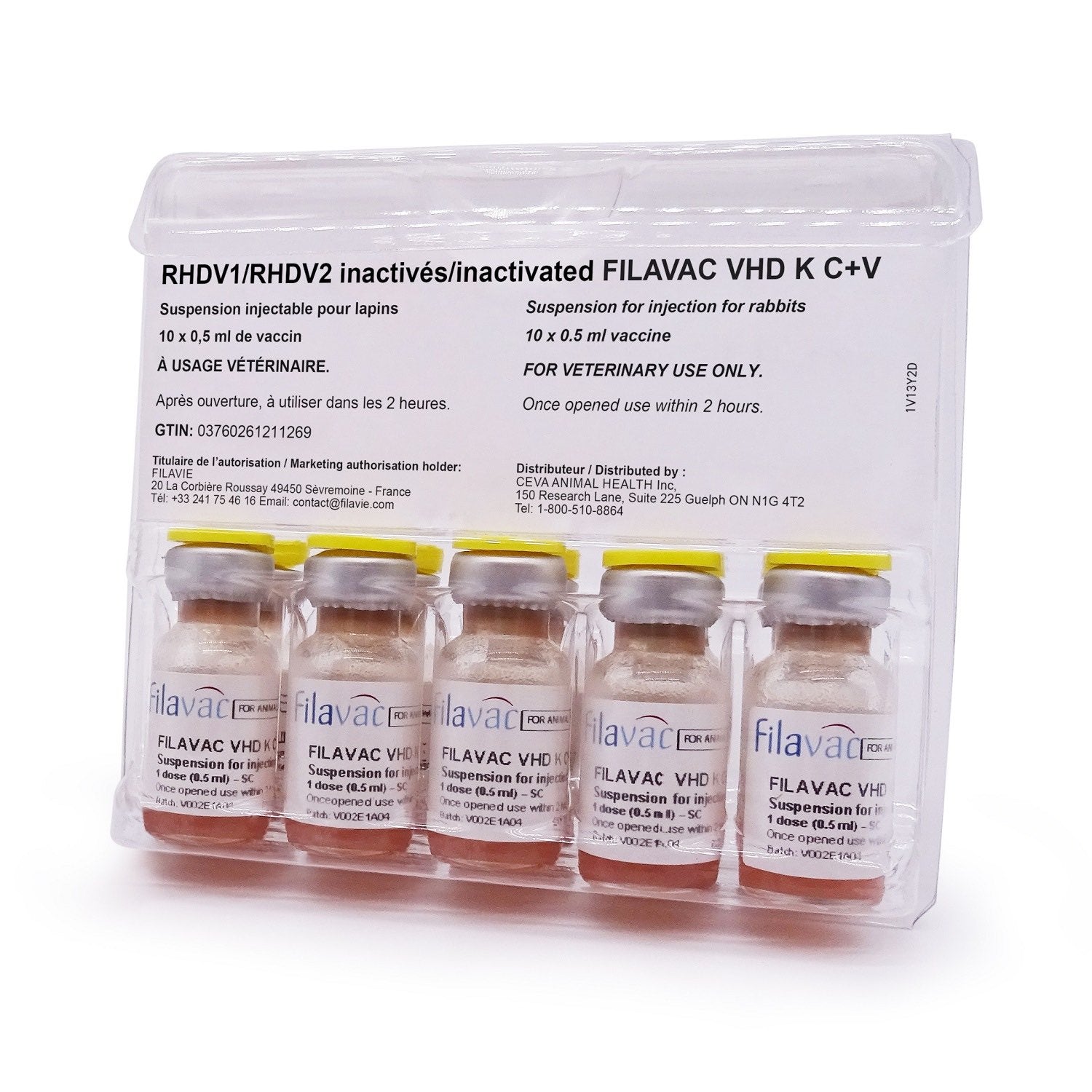 Filavac VHD K C+V 0.5 ml/Dose 10 x 0,5 ml